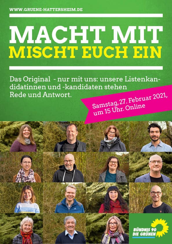 Hattersheim: Wahlkampf 2021 mit Abstand